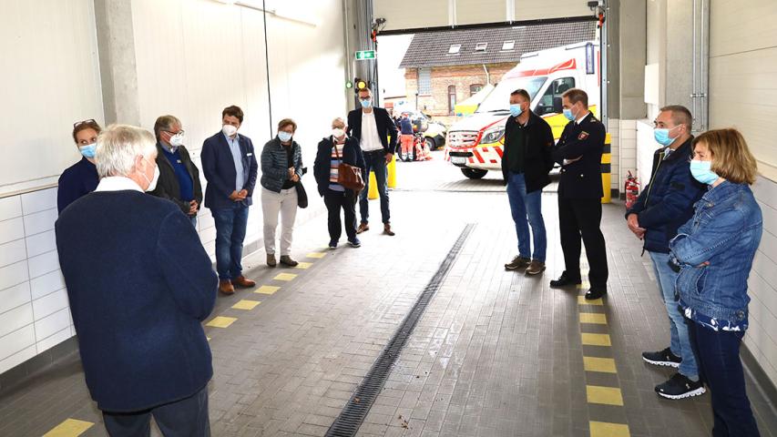 Viele Interessierte nahmen an den Führungen durch die neue Rettungswache des ASB Kiel teil.