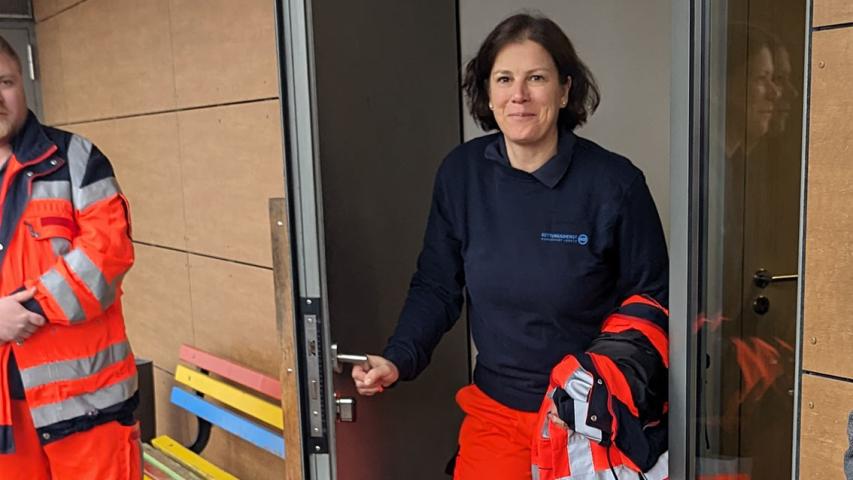 Landtagspräsidentin Kristina Herbst hospitierte beim ASB